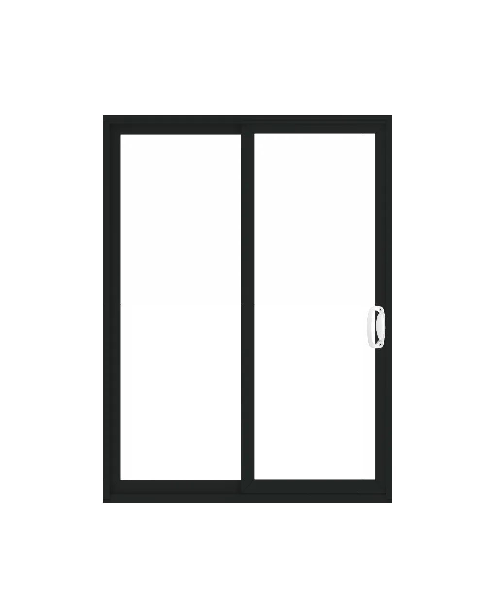 ANDERSEN PS510 200 Series Permashield 70-1/2" X 79-1/2" Sliding/Gliding Dual Pane Or Triple Pane Low-E Tempered Argon Fill Stainless Glass 2 Panel Patio Door Grilles/Screen Options